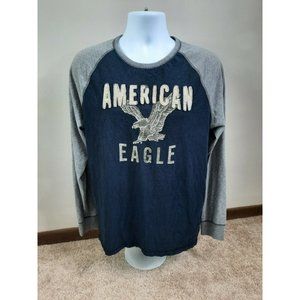 American Eagle Vintage Large Long Raglan Shirt
